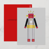 Carte Postale Martzkins Boy Robot Postcard © 2012 M. Martz (Devant / Derrière)