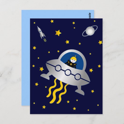 Carte Postale Martzkins In Outer Space Postcard © 2012 M. Martz (Devant / Derrière)