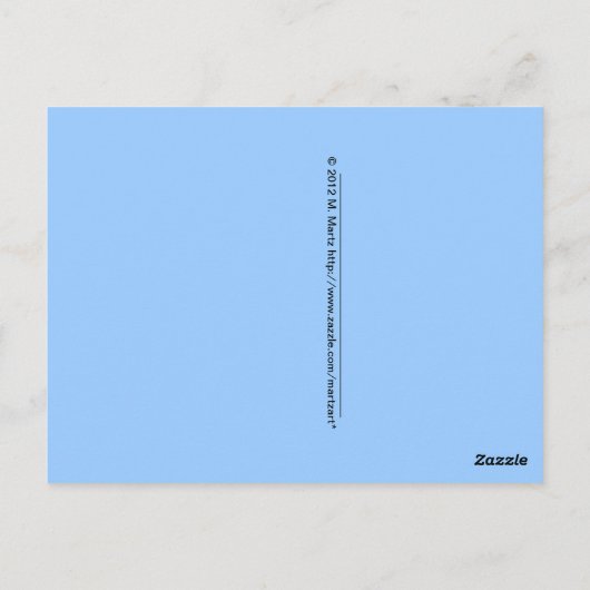 Carte Postale Martzkins In Outer Space Postcard © 2012 M. Martz (Dos)