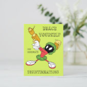 Carte Postale MARVIN LE laser de ciblage MARTIAN™ (Debout devant)