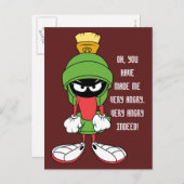 CARTE POSTALE MARVIN LE MARTIAN™ (Devant / Derrière)
