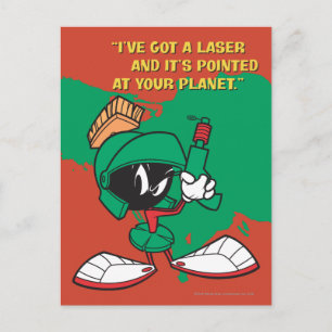 Carte Postale MARVIN LE MARTIAN™ avec pointes laser