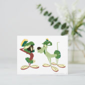 Carte Postale MARVIN LE MARTIAN™ et K-9 (Debout devant)