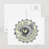 Carte Postale MARVIN LE MARTIAN™ Tel Ignoramus (Devant / Derrière)