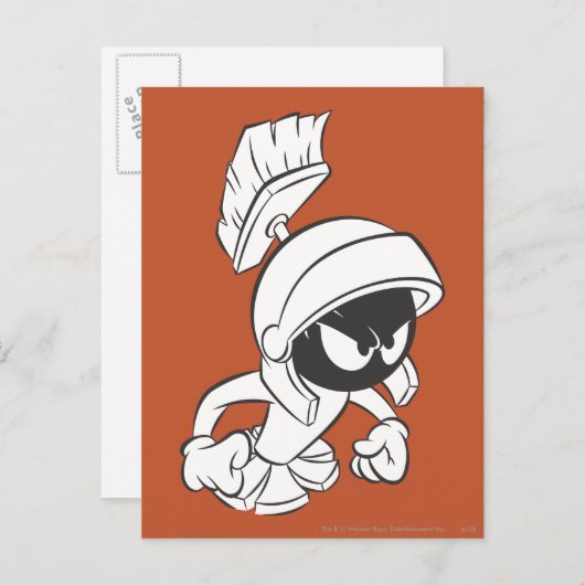 Carte Postale MARVIN MARTIAN™ Expressive 2 (Devant / Derrière)