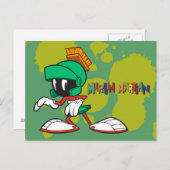 Carte Postale MARVIN MARTIAN™ Sneaking (Devant / Derrière)