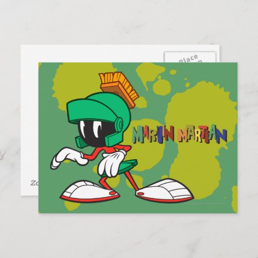 Carte Postale MARVIN MARTIAN™ Sneaking (Devant / Derrière)