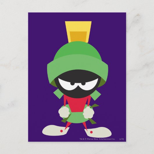 Carte Postale MARVIN THE MARTIAN™ Ready to attack (Devant)