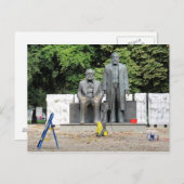 Carte Postale Marx-Engels Denkmal Berlin (Devant / Derrière)