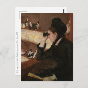 Carte Postale Mary Cassatt - Dans le loge