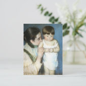 Carte Postale Mary Cassatt- Jeune Thomas Et Sa Mère (Debout devant)