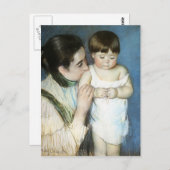 Carte Postale Mary Cassatt- Jeune Thomas Et Sa Mère (Devant / Derrière)