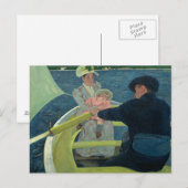 Carte Postale Mary Cassatt - La fête de la navigation (Devant / Derrière)