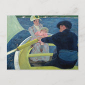 Carte Postale Mary Cassatt - La Partie en barque (Devant)