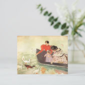 Carte Postale Mary Cassatt - Nourrir les canards (Debout devant)
