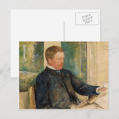 Carte Postale Mary Cassatt - Portrait d'Alexander J. Cassatt (Devant / Derrière)