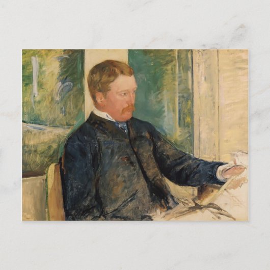 Carte Postale Mary Cassatt - Portrait d'Alexander J. Cassatt (Devant)