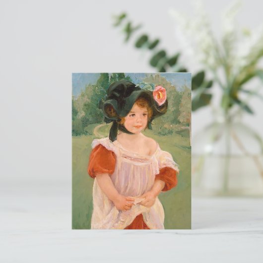 Carte Postale Mary Cassatt " Spring : Margot debout dans un jard (Debout devant)