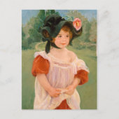 Carte Postale Mary Cassatt " Spring : Margot debout dans un jard (Devant)