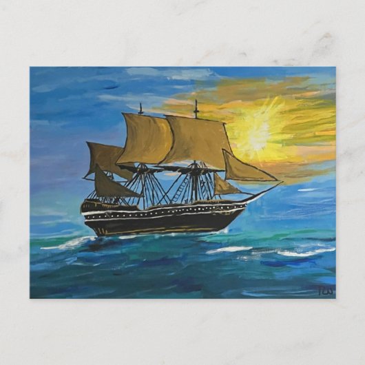 Carte Postale Mary Celeste (Devant)