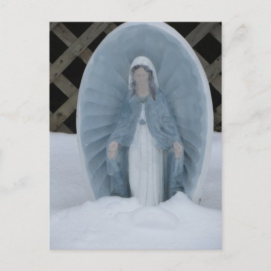 Carte Postale Mary d'hiver (Devant)