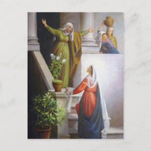 Carte Postale Mary et Elizabeth par Carl Bloch Postcard