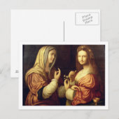 Carte Postale Mary et Martha (huile sur panneau) (Devant / Derrière)