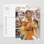 Carte Postale Mary Figurine (Devant / Derrière)