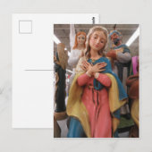 Carte Postale Mary Figurine (Devant / Derrière)