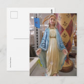 Carte Postale Mary Figurine (Devant / Derrière)