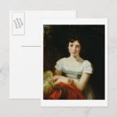Carte Postale Mary Freer, 1809 (huile sur toile) (Devant / Derrière)