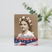 Carte Postale Mary Lincoln, Première Dame des Etats-Unis (Debout devant)