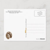 Carte Postale Mary Lincoln, Première Dame des Etats-Unis (Dos)