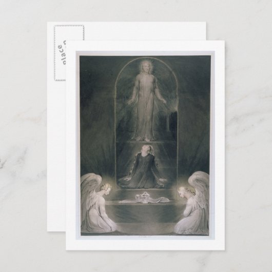 Carte Postale Mary Magdalene au Sepulcher, vers 1805 (p/c et p (Devant / Derrière)