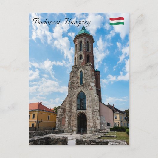 Carte Postale Mary Magdalene Church - Budapest, Hongrie (Devant)