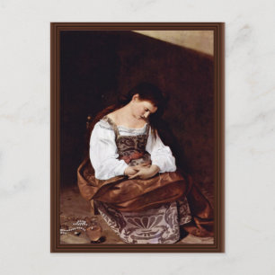 Carte Postale Mary Magdalene Par Michelangelo Merisi Da Caravagg