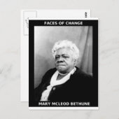 Carte Postale Mary McLeod Bethune (Devant / Derrière)