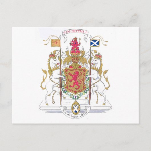 CARTE POSTALE MARY QUEEN DE SCOTS COUR DES ARMES (Devant)