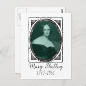 Carte Postale Mary Shelley (Devant / Derrière)
