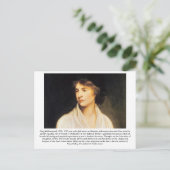 Carte Postale Mary Wollstonecraft - Feministe (Debout devant)