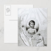 Carte Postale Mary Wollstonecraft Shelley enfant (Devant / Derrière)