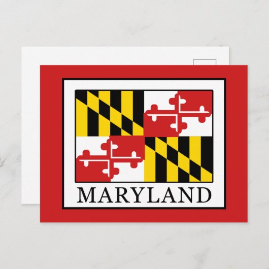 Carte Postale Maryland (Devant / Derrière)