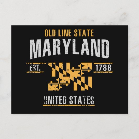 Carte Postale Maryland (Devant)