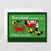 Carte Postale Maryland (Devant / Derrière)