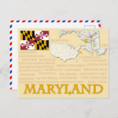 Carte postale "Maryland" (Devant / Derrière)