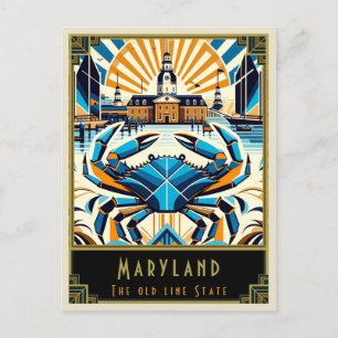 Carte Postale Maryland   Art déco