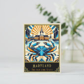 Carte Postale Maryland | Art déco (Debout devant)
