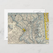 Carte Postale Maryland, DC et Delaware (Devant / Derrière)