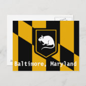 Carte Postale Maryland de Baltimore (Devant / Derrière)