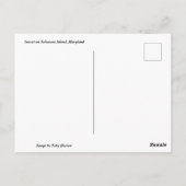 Carte Postale Maryland de Solomons (Dos)